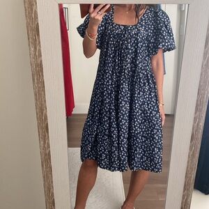 Lee Mthews cotton silk dress